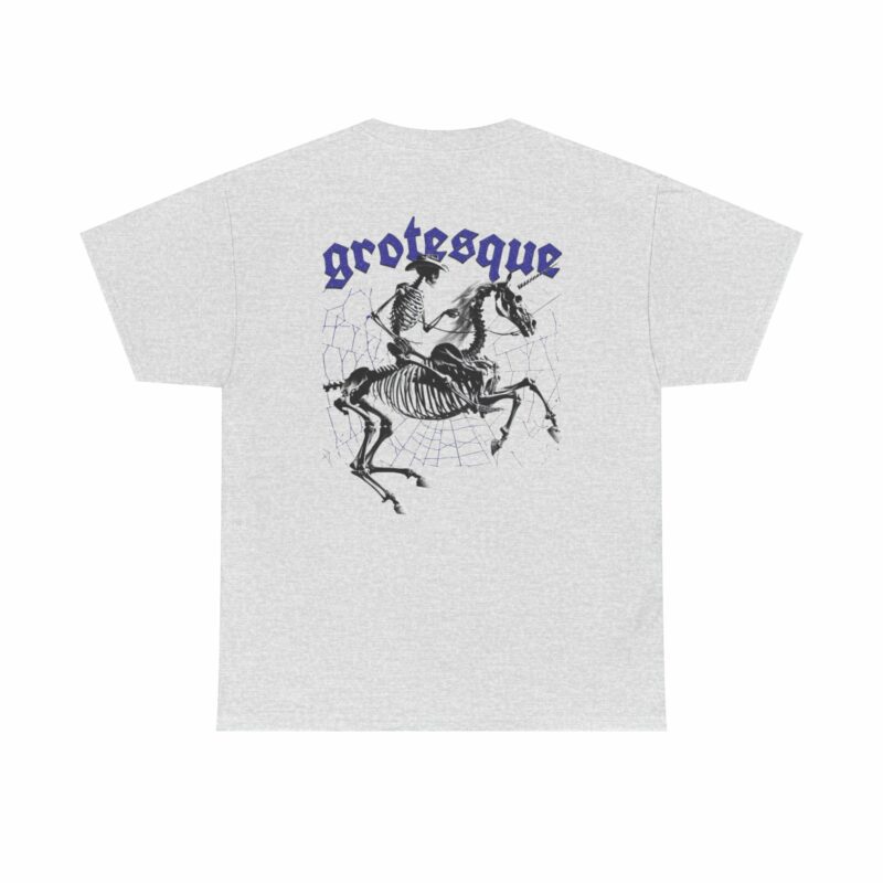 Grotesque Skeleton Graphic Unisex Heavy Cotton Tee - Image 10