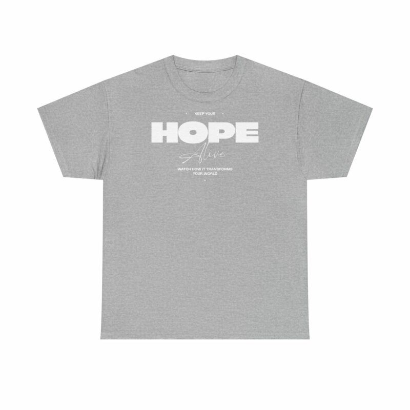Hope Unisex Heavy Cotton Tee - Image 5