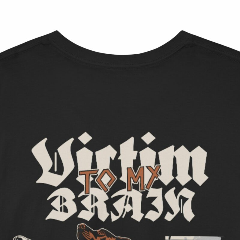 Victim of the Brain Unisex Heavy Cotton Tee - Image 5