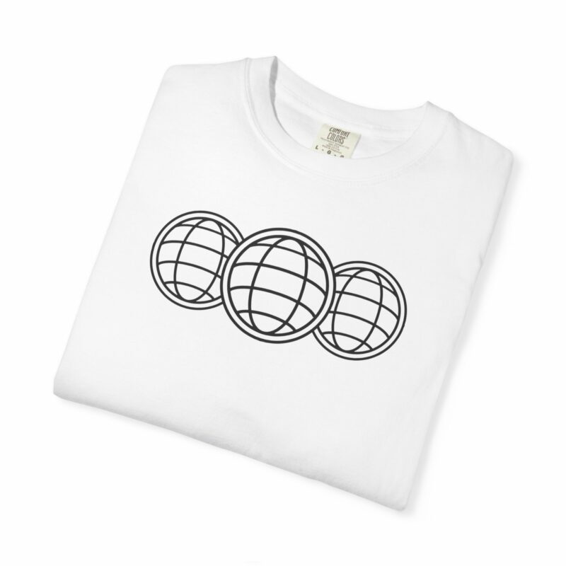 Retro People Power Graphic Tee, Unisex Planet Earth T-shirt - Image 3