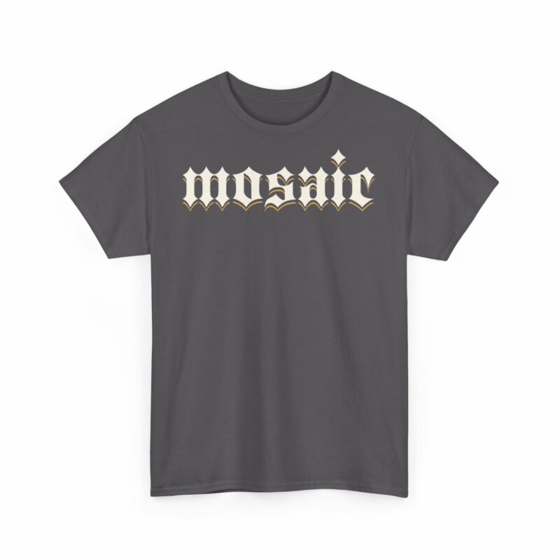 Mosaic Graphic Tee - Vintage Style, Unisex Cotton Apparel - Image 11
