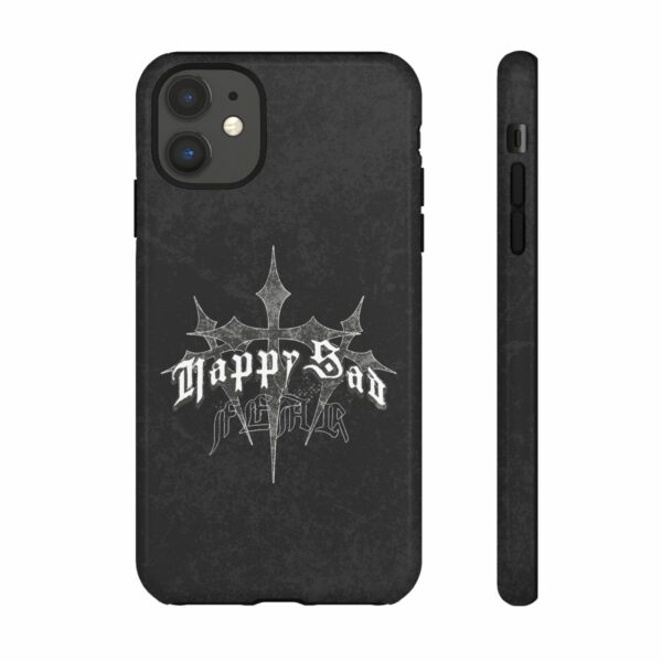 Tough Cases: Happy Sad Graphic Phone Case