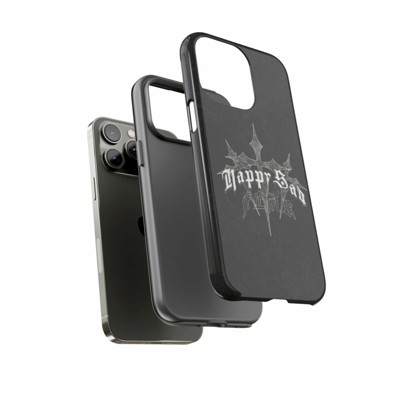 Tough Cases: Happy Sad Graphic Phone Case - Image 57
