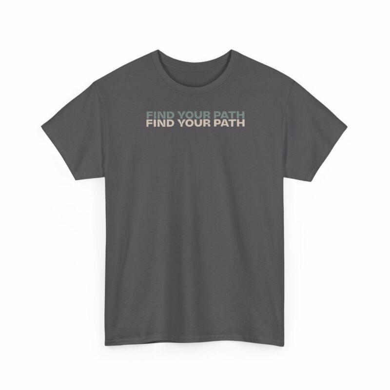 Inspirational Unisex Heavy Cotton Tee - Find Your Path - Image 11