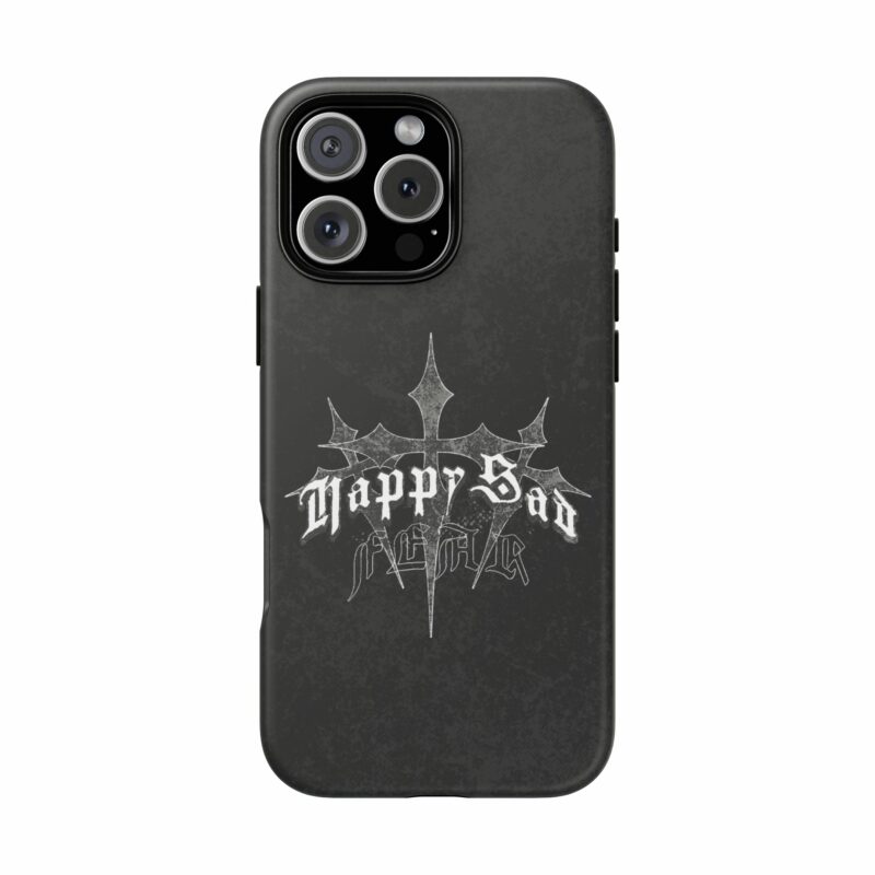 Tough Cases: Happy Sad Graphic Phone Case - Image 115