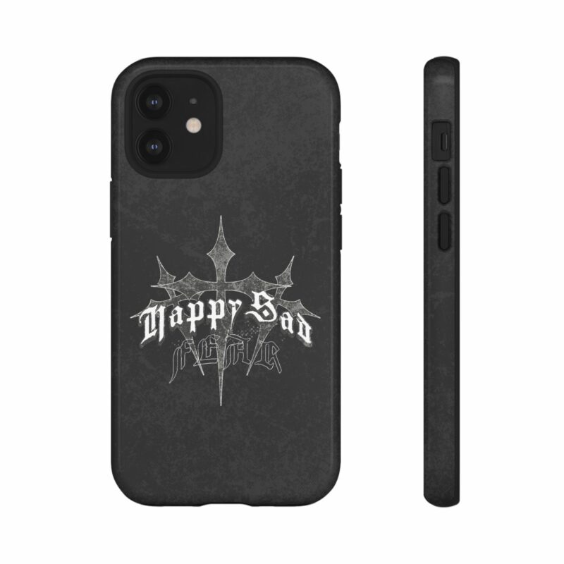 Tough Cases: Happy Sad Graphic Phone Case - Image 7