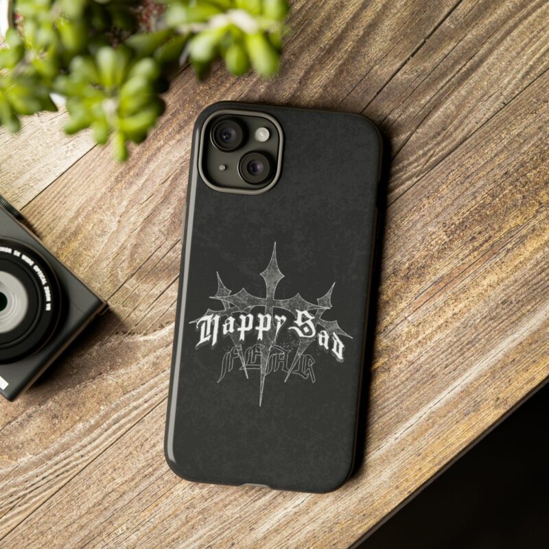 Tough Cases: Happy Sad Graphic Phone Case - Image 71