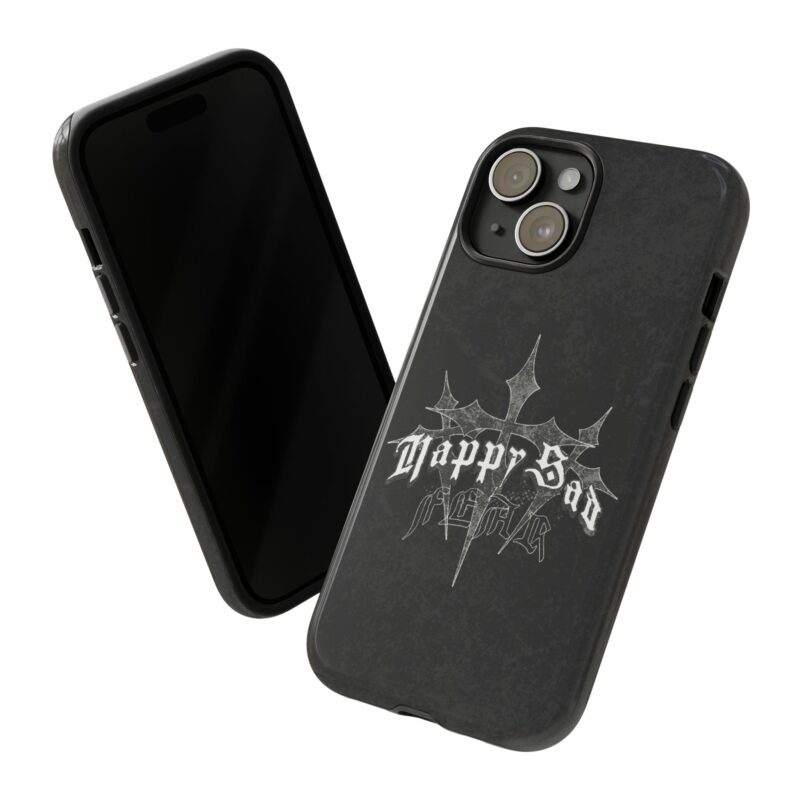 Tough Cases: Happy Sad Graphic Phone Case - Image 64
