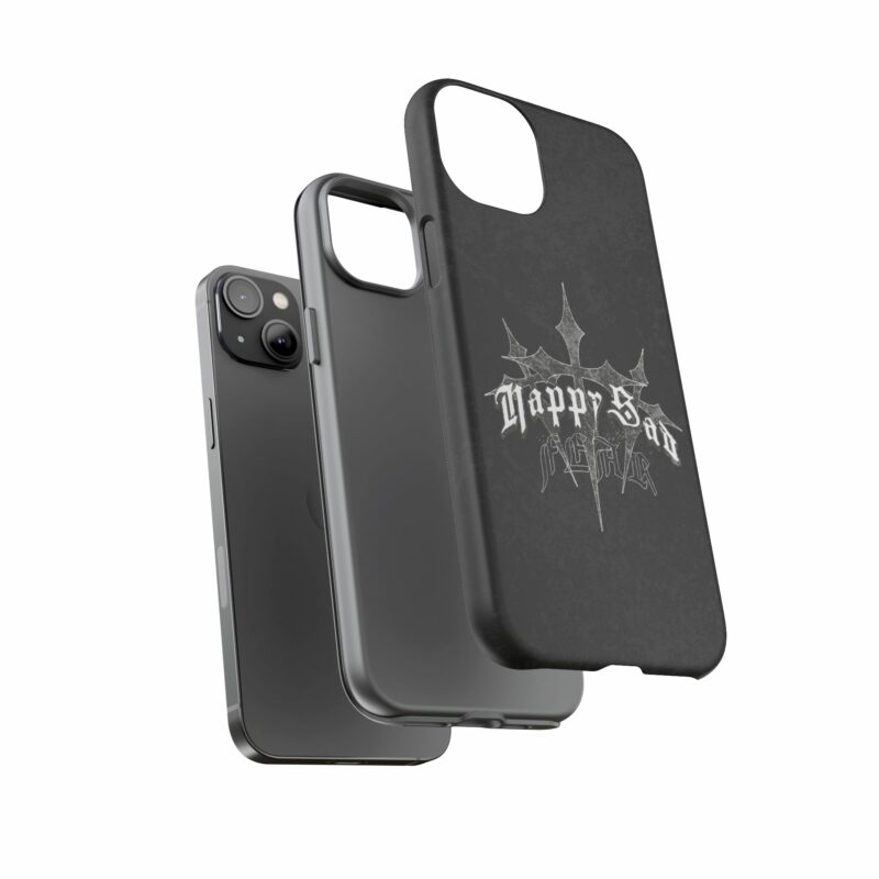 Tough Cases: Happy Sad Graphic Phone Case - Image 53
