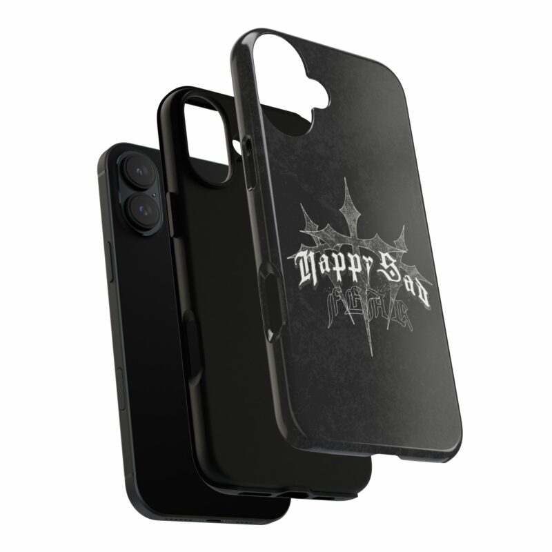 Tough Cases: Happy Sad Graphic Phone Case - Image 97