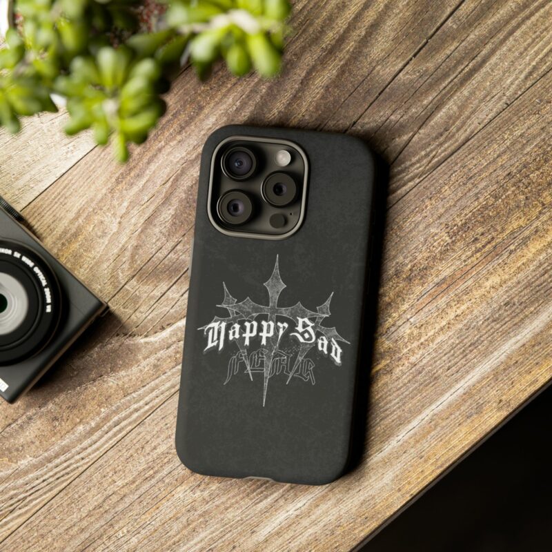 Tough Cases: Happy Sad Graphic Phone Case - Image 80