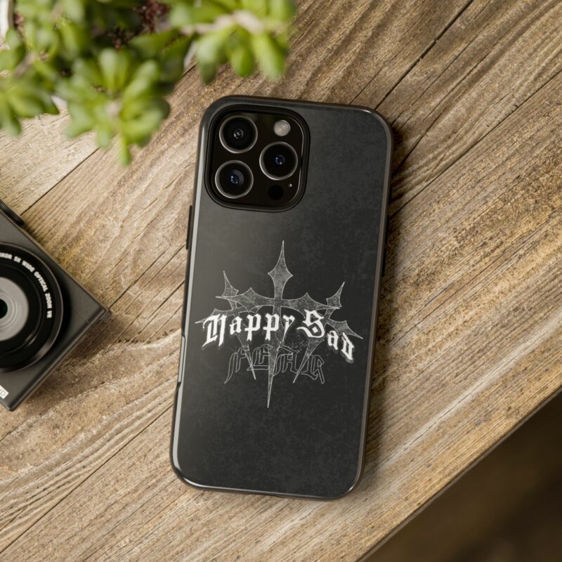 Tough Cases: Happy Sad Graphic Phone Case - Image 114