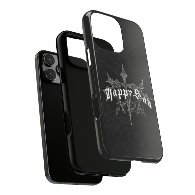 Tough Cases: Happy Sad Graphic Phone Case - Image 113