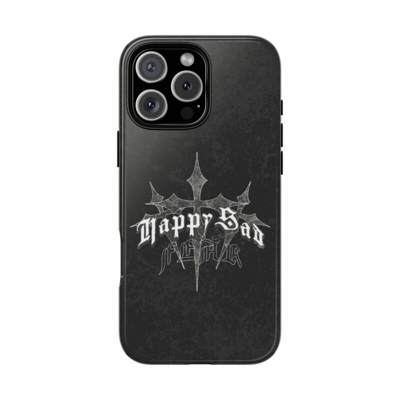 Tough Cases: Happy Sad Graphic Phone Case - Image 111