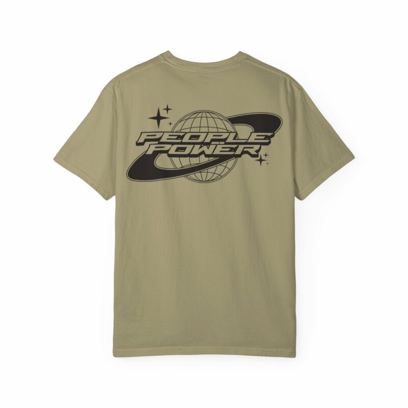 Retro People Power Graphic Tee, Unisex Planet Earth T-shirt - Image 10
