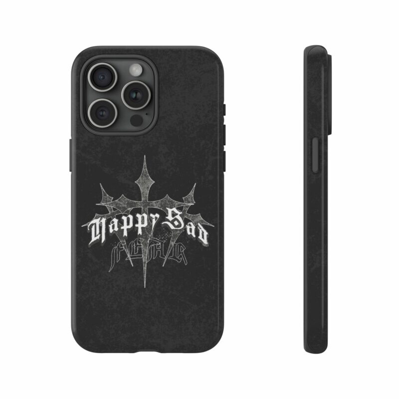 Tough Cases: Happy Sad Graphic Phone Case - Image 81