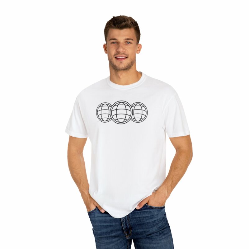 Retro People Power Graphic Tee, Unisex Planet Earth T-shirt - Image 4