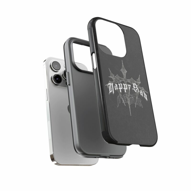 Tough Cases: Happy Sad Graphic Phone Case - Image 41