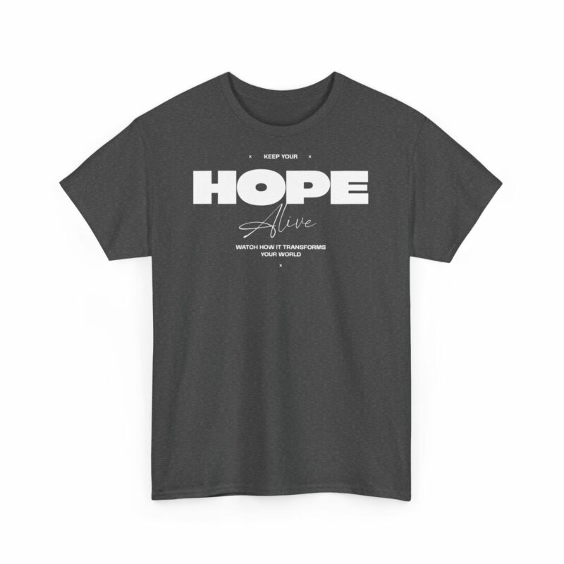 Hope Unisex Heavy Cotton Tee - Image 11