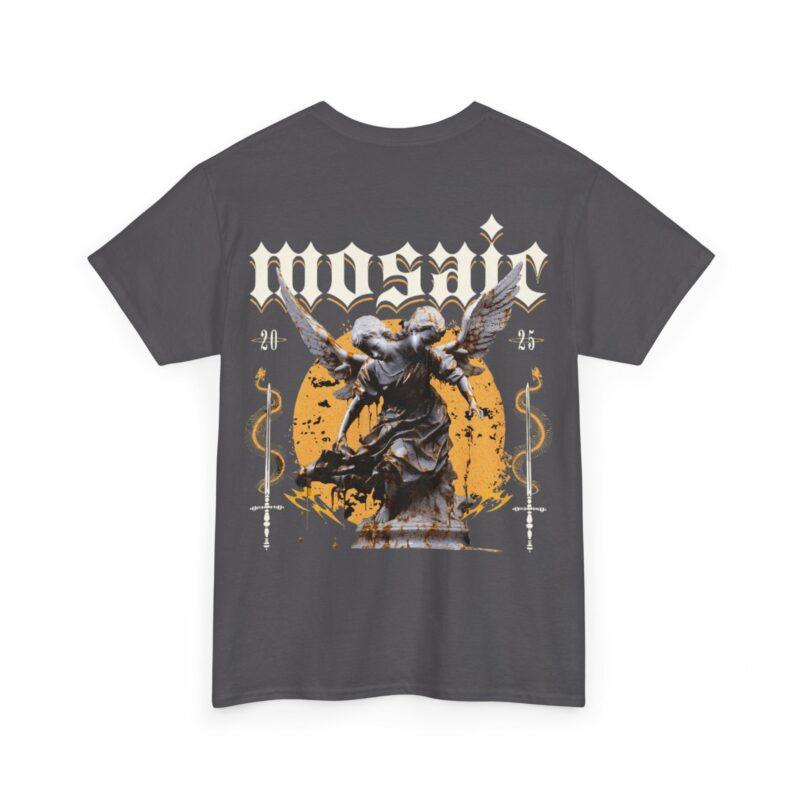 Mosaic Graphic Tee - Vintage Style, Unisex Cotton Apparel - Image 12