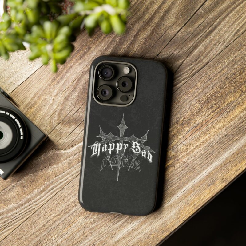 Tough Cases: Happy Sad Graphic Phone Case - Image 77
